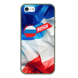 Чехол для iPhone 5/5S матовый Made  in Russia