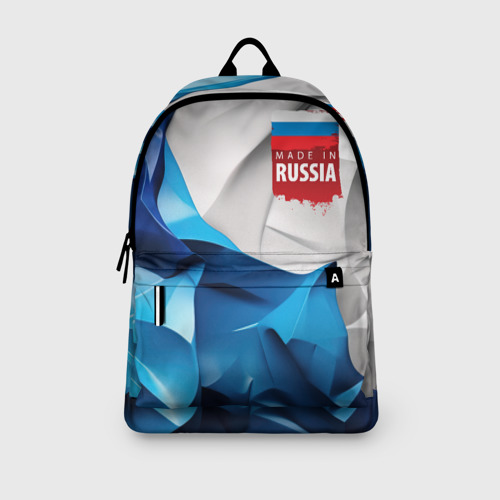 Рюкзак 3D с принтом Made  in    Russia, вид сбоку #3
