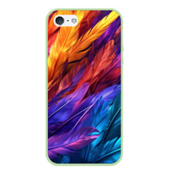 Чехол для iPhone 5/5S матовый Яркие крылья