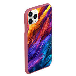 Чехол для iPhone 11 Pro Max матовый Яркие крылья - фото 2