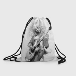 Рюкзак-мешок 3D Блондинка с гитарой