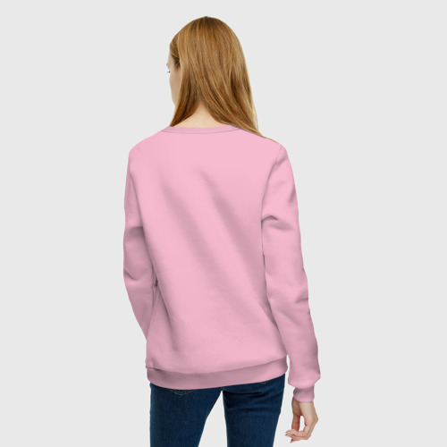 Женский свитшот хлопок Лего Эйфория, цвет светло-розовый - фото 4