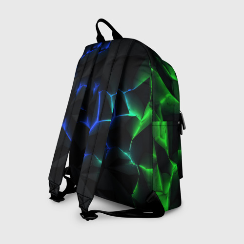 Рюкзак 3D CS GO green blue neon - фото 2