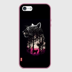 Чехол для iPhone 5/5S матовый Природная благодать - Пума