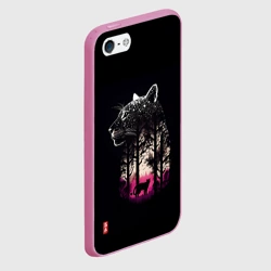 Чехол для iPhone 5/5S матовый Природная благодать - Пума - фото 2