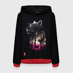 Женская толстовка 3D Природная благодать - Пума