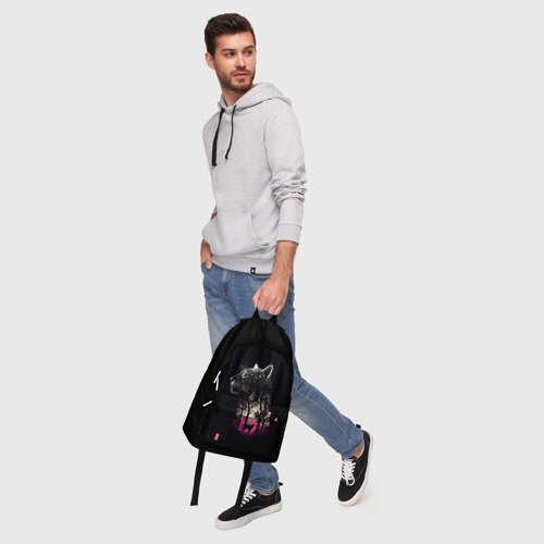 Рюкзак 3D с принтом Природная благодать - Пума, фото #5