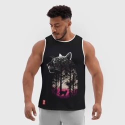 Мужская спортивная майка 3D Природная благодать - Пума - фото 2