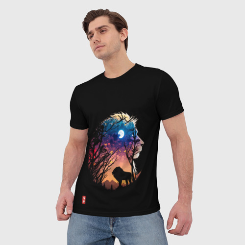 Мужская футболка 3D с принтом Эфирная гордость, фото на моделе #1
