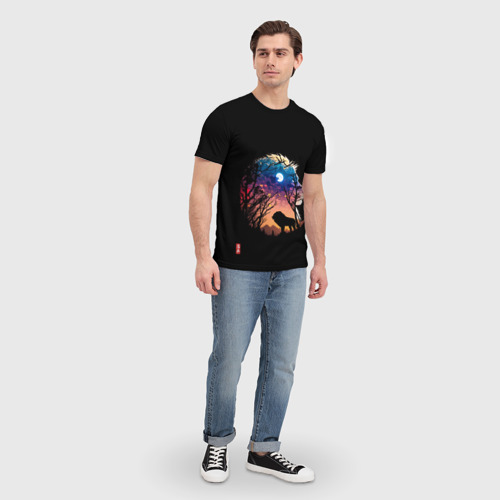 Мужская футболка 3D с принтом Эфирная гордость, вид сбоку #3