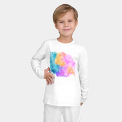 Детская пижама с лонгсливом хлопок Красочный узор с мандалами - фото 2