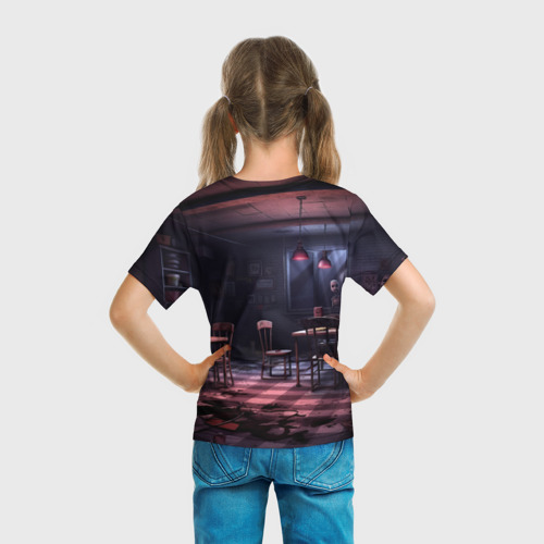 Детская футболка 3D Фреди ФНАФ, цвет 3D печать - фото 6