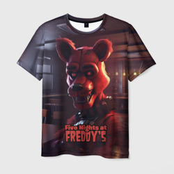 Мужская футболка 3D Five Nights at Freddys Mangle