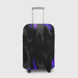 Чехол для чемодана 3D Неоновый огонь и дым