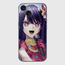 Чехол для iPhone 15 силиконовый с защитой камеры Звёздное Дитя Ai