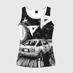 Женская майка 3D Инициал Ди