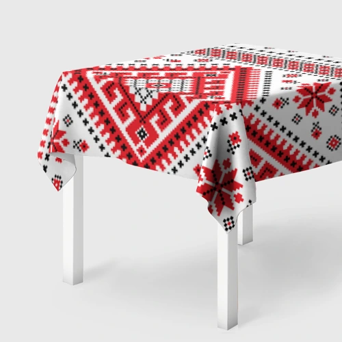 Скатерть 3D Удмуртская роспись