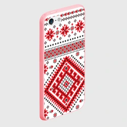 Чехол для iPhone 5/5S матовый Удмуртская роспись - фото 2