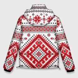 Мужская зимняя куртка 3D Удмуртская роспись - фото 2
