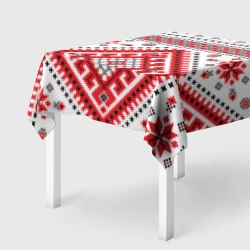Скатерть 3D Удмуртская роспись