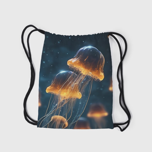 Рюкзак-мешок 3D Люминисцентные медузы - фото 7