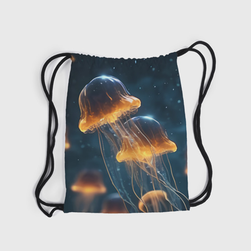 Рюкзак-мешок 3D Люминисцентные медузы - фото 6