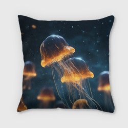 Подушка 3D Люминисцентные медузы