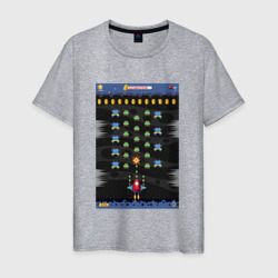 Мужская футболка хлопок Old game Space invaders