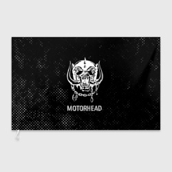 Флаг 3D Motorhead glitch на темном фоне