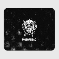 Прямоугольный коврик для мышки Motorhead glitch на темном фоне