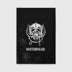 Обложка для автодокументов Motorhead glitch на темном фоне