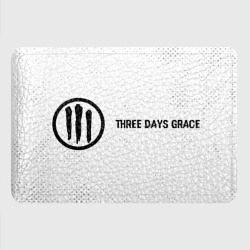 Картхолдер с принтом Three Days Grace glitch на светлом фоне: надпись и символ - фото 2