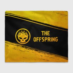 Плед 3D The Offspring - gold gradient: надпись и символ