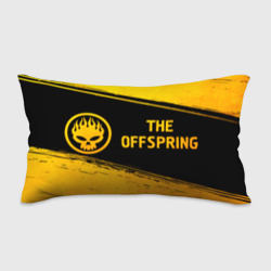 Подушка 3D антистресс The Offspring - gold gradient: надпись и символ