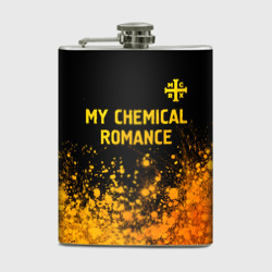 Фляга My Chemical Romance - gold gradient: символ сверху