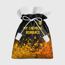 Подарочный 3D мешок My Chemical Romance - gold gradient: символ сверху