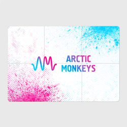 Магнитный плакат 3Х2 Arctic Monkeys neon gradient style: надпись и символ