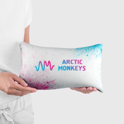 Подушка 3D антистресс Arctic Monkeys neon gradient style: надпись и символ - фото 2