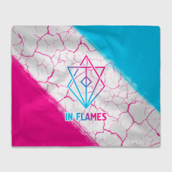 Плед 3D In Flames neon gradient style