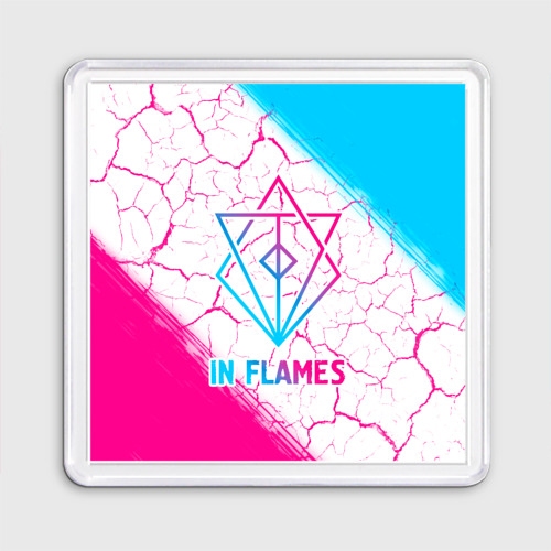 Магнит 55*55 In Flames neon gradient style