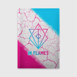 Обложка для автодокументов In Flames neon gradient style