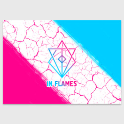 Поздравительная открытка In Flames neon gradient style