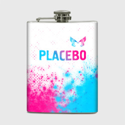 Фляга Placebo neon gradient style: символ сверху