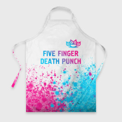 Фартук 3D Five Finger Death Punch neon gradient style: символ сверху