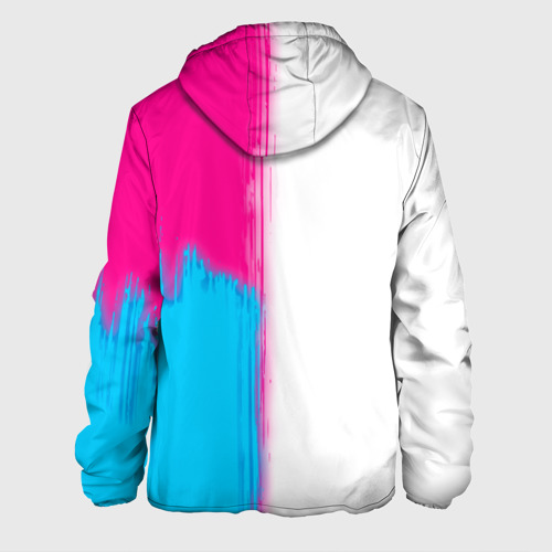 Мужская куртка 3D Marilyn Manson neon gradient style: по-вертикали, цвет 3D печать - фото 2