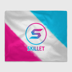 Плед 3D Skillet neon gradient style