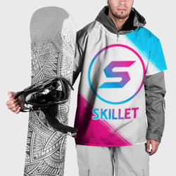 Накидка на куртку 3D Skillet neon gradient style