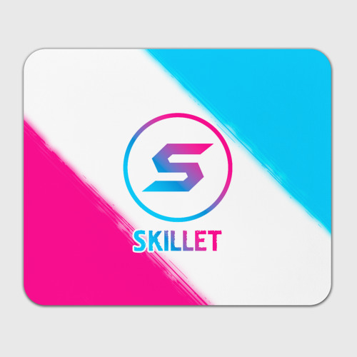 Прямоугольный коврик для мышки Skillet neon gradient style