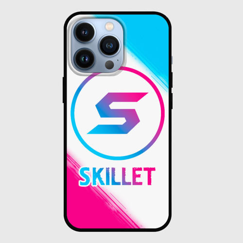 Чехол для iPhone 13 Pro Skillet neon gradient style