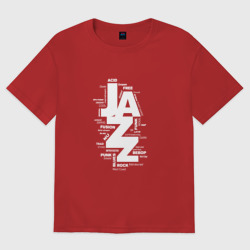 Мужская футболка хлопок Oversize Jazz Styles BW1